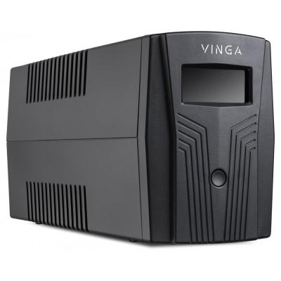 Джерело безперебійного живлення Vinga LCD 800VA plastic case with USB (VPC-800PU) фото №6