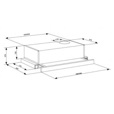 Вытяжки Eleyus LOTUS 470 50 BL фото №9