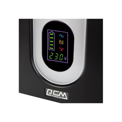 Источник бесперебойного питания Powercom IMD-625AP LCD (IMD-625AP LCD Schuko) фото №4