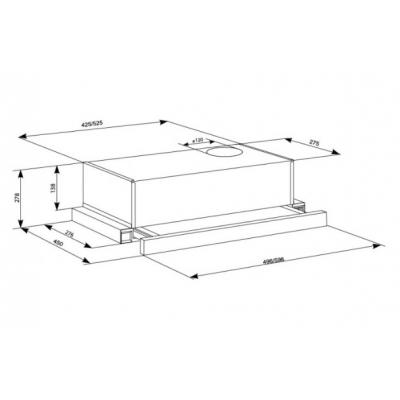Витяжки Eleyus LOTUS 470 50 WH (LOTUS47050WH) фото №9