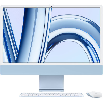 Моноблок Apple iMac 24'' A2873 M3 Retina 4.5K 10-Core GPU 256GB Blue (MQRQ3UA/A)