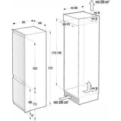Холодильник Gorenje RKI 2181 E1 фото №3