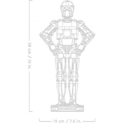 Конструктор Lego Star Wars C-3PO 1138 деталей (75398) фото №4
