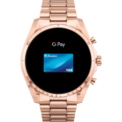 Smart годинник Michael Kors GEN 6 BRADSHAW Rose Gold-Tone Stainless Steel (MKT5133) фото №4