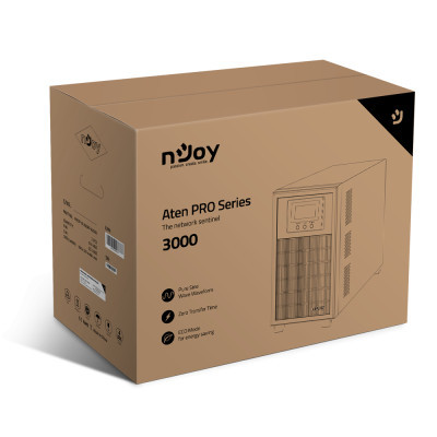 Источник бесперебойного питания NJOY Aten Pro 3000VA USB (PWUP-OL300AP-AZ01B) фото №7