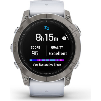 Смарт-часы Garmin Epix Pro Gen 2 Sapphire Edition Titanium with Whitestone Band (010-02804-11) фото №7