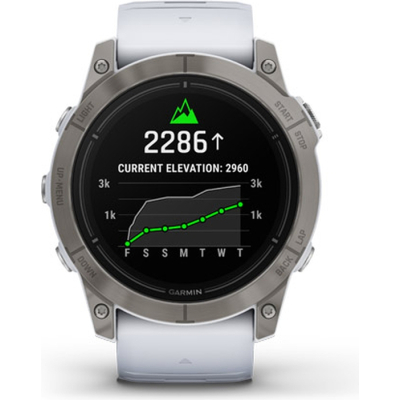 Смарт-часы Garmin Epix Pro Gen 2 Sapphire Edition Titanium with Whitestone Band (010-02804-11) фото №8