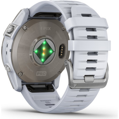 Смарт-часы Garmin Epix Pro Gen 2 Sapphire Edition Titanium with Whitestone Band (010-02804-11) фото №6