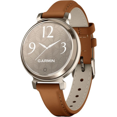 Смарт-годинник Garmin Lily 2 Classic Cream Gold with Tan Leather Band (010-02839-02)