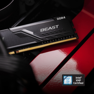 Модуль памяти для компьютера  DDR4 16GB (2x8GB) 3733 MHz Fury Beast Black  (KF437C19BBK2/16) фото №10