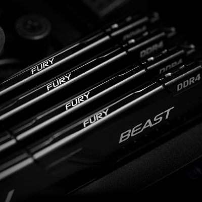 Модуль памяти для компьютера  DDR4 16GB (2x8GB) 3733 MHz Fury Beast Black  (KF437C19BBK2/16) фото №12