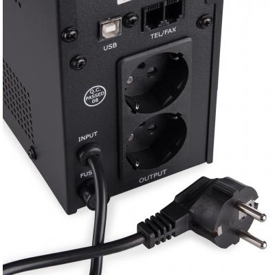 Источник бесперебойного питания Vinga LED 600VA metal case with USB (VPE-600MU) фото №10