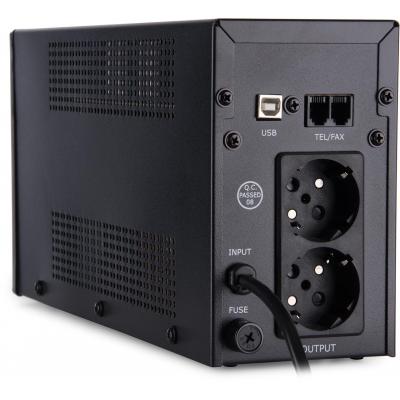 Источник бесперебойного питания Vinga LED 600VA metal case with USB (VPE-600MU) фото №5