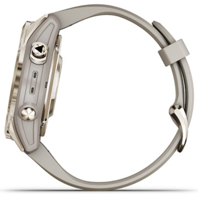 Смарт-часы Garmin Fenix 7S Pro Sapphire Solar Soft Gold with Light Sand Band (010-02776-15) фото №4