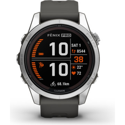 Смарт-годинник Garmin Fenix 7S Pro Solar Silver (010-02776-01) фото №2