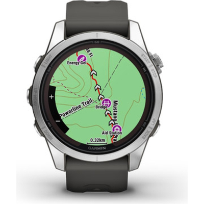 Смарт-годинник Garmin Fenix 7S Pro Solar Silver (010-02776-01) фото №7