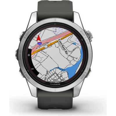 Смарт-годинник Garmin Fenix 7S Pro Solar Silver (010-02776-01) фото №8
