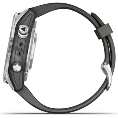 Смарт-годинник Garmin Fenix 7S Pro Solar Silver (010-02776-01) фото №4