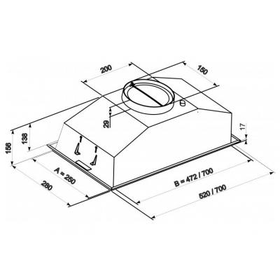 Вытяжки Eleyus Modul 1200 LED SMD 70 IS фото №9