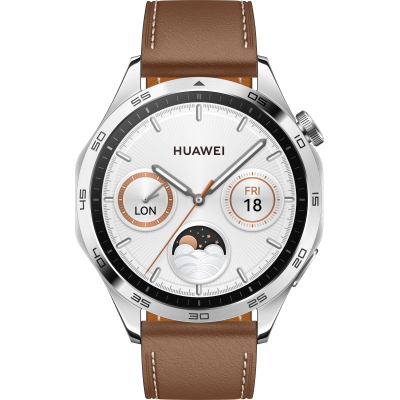 Смарт-часы Huawei WATCH GT 4 46mm Classic Brown Leather (55020BGW) фото №2
