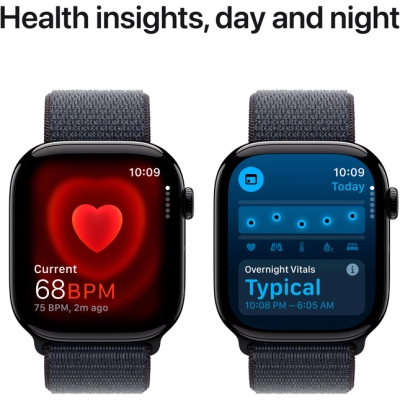 Смарт-часы Apple Watch Series 10 GPS 46mm Jet Black Aluminium Case with Ink Sport Loop (MWWR3QH/A) фото №5