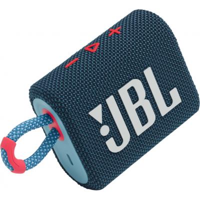 Портативна колонка JBL Go 3 Blue Coral (GO3BLUP) фото №10