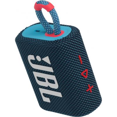 Портативна колонка JBL Go 3 Blue Coral (GO3BLUP) фото №11