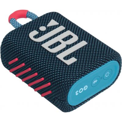 Портативна колонка JBL Go 3 Blue Coral (GO3BLUP) фото №8