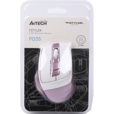 Компьютерная мыш A4Tech Fstyler FG35 Pink фото №9