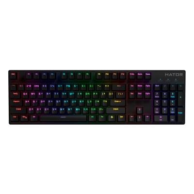 Клавіатура HATOR Starfall RGB Pink switch Black (HTK-599)