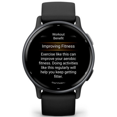 Смарт-годинник Garmin Vivoactive 5 Slate Aluminium Bezel with Black CaseS (010-02862-10) фото №2