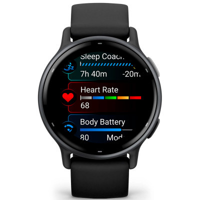 Смарт-годинник Garmin Vivoactive 5 Slate Aluminium Bezel with Black CaseS (010-02862-10) фото №8