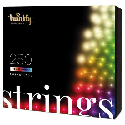 Гірлянда Twinkly Smart LED Pro Strings RGBW 250, двойная линия, AWG22, IP65, (TWP-S-CA-2X125SPP-T)