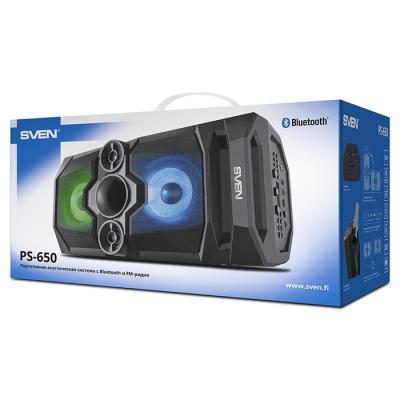 Портативна колонка Sven PS-650 Black фото №11