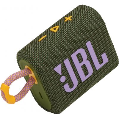 Портативна колонка JBL Go 3 Green (GO3GRN) фото №10