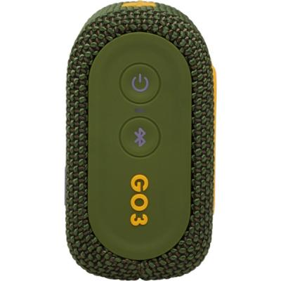 Портативна колонка JBL Go 3 Green (GO3GRN) фото №7