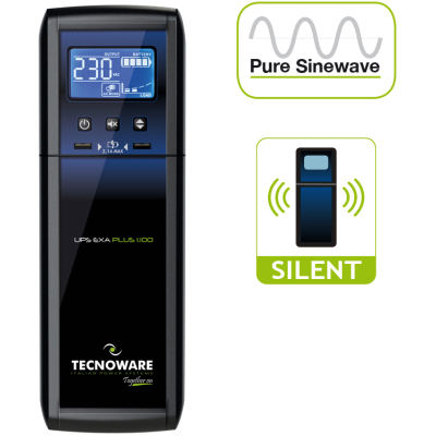 Джерело безперебійного живлення TECNOWARE EXA PLUS 1100 (FGCEXAPL1102IEC) фото №2