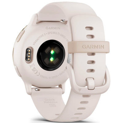 Смарт-часы Garmin Vivoactive 5 Cream Gold Aluminium Bezel with Ivory Case (010-02862-11) фото №5