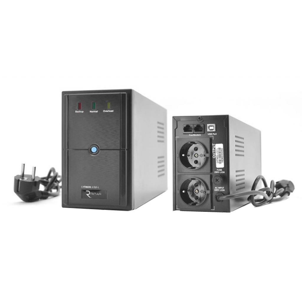 Джерело безперебійного живлення Ritar E-RTM600L-U (360W) ELF-L (E-RTM600L-U)