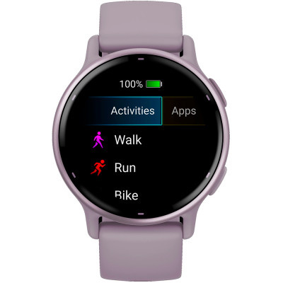 Смарт-годинник Garmin Vivoactive 5 Metallic Orchid Aluminum Bezel with Orchid Case (010-02862-13) фото №2