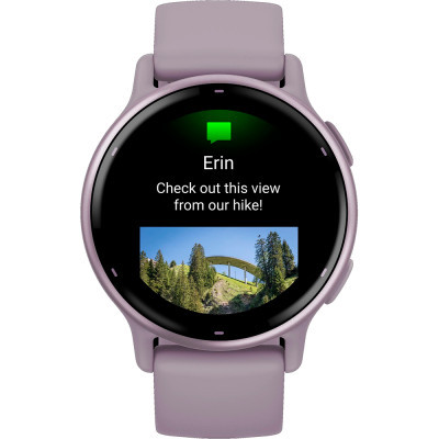 Смарт-годинник Garmin Vivoactive 5 Metallic Orchid Aluminum Bezel with Orchid Case (010-02862-13) фото №6