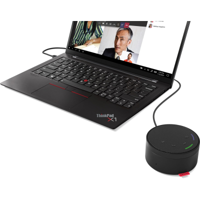 Акустическая система Lenovo Go Wired Speakerphone Black (4XD1C82055) фото №3