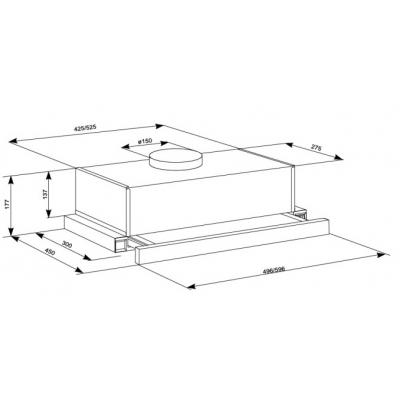 Витяжки Eleyus LOTUS 1000 50 WH фото №12