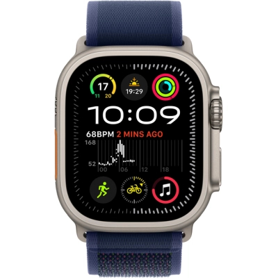 Смарт-часы Apple Watch Ultra 2 2024 GPS   Cellular 49mm Natural Titanium Case with Blue Trail Loop (MX4L3UL/A) фото №2