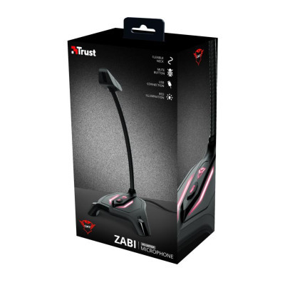 Мікрофон Trust GXT 215 Zabi LED-Illuminated USB Gaming Black (23800) фото №5