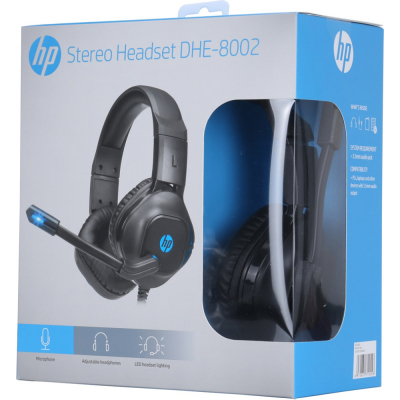 Наушники HP DHE-8002 Gaming Headset Red LED Black (DHE-8002) фото №8
