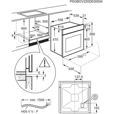 Духовой шкаф Zanussi ZOHEE2K2 фото №8