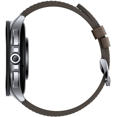 Смарт-часы Xiaomi Watch 2 Pro Bluetooth Silver Case with Brown Leather Strap фото №5