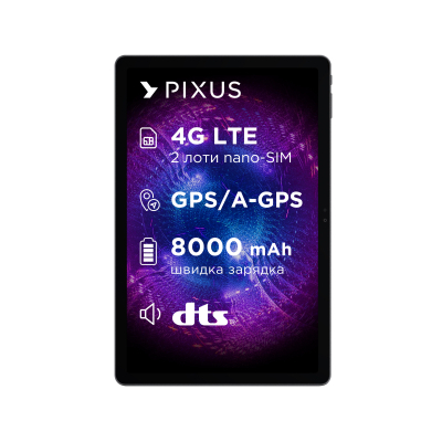 Планшет Pixus Titan 10.95" 8/256GB LTE, metal, graphite (4897058531763) фото №3