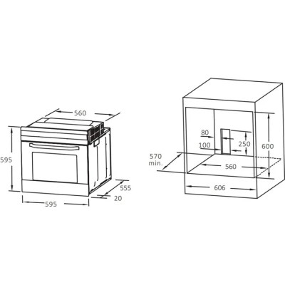 Духовой шкаф Interline  FZ 484 MRN BB фото №9